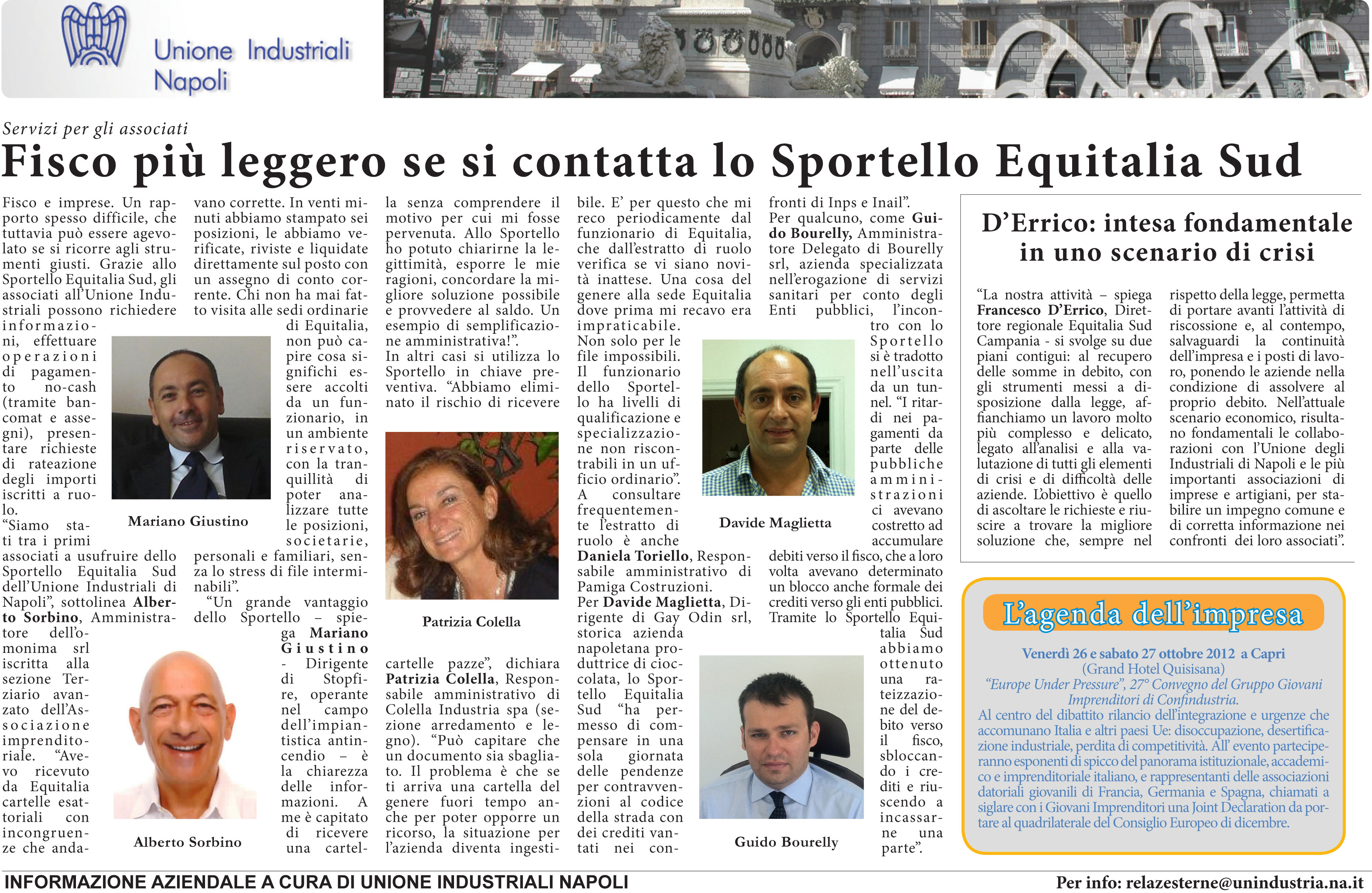 Uscita 16.10.2012